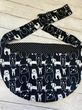 Handmade Small Dog Carrier Pouch